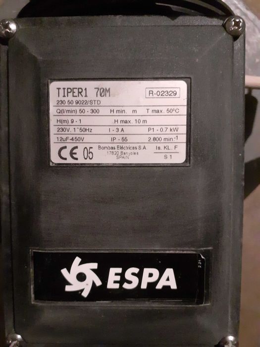 MOTOR+POMPA cada hidromasaj , productie Spania