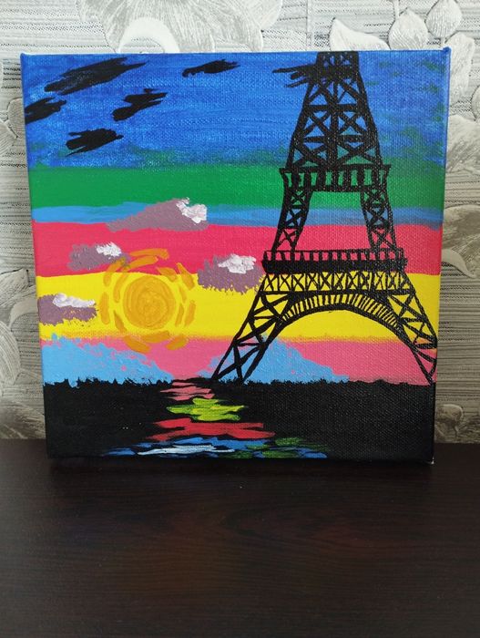 Продавам картина Айфеловата кула