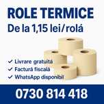 Role hartie termica de la 1,15 lei/rola | Livrare gratuita