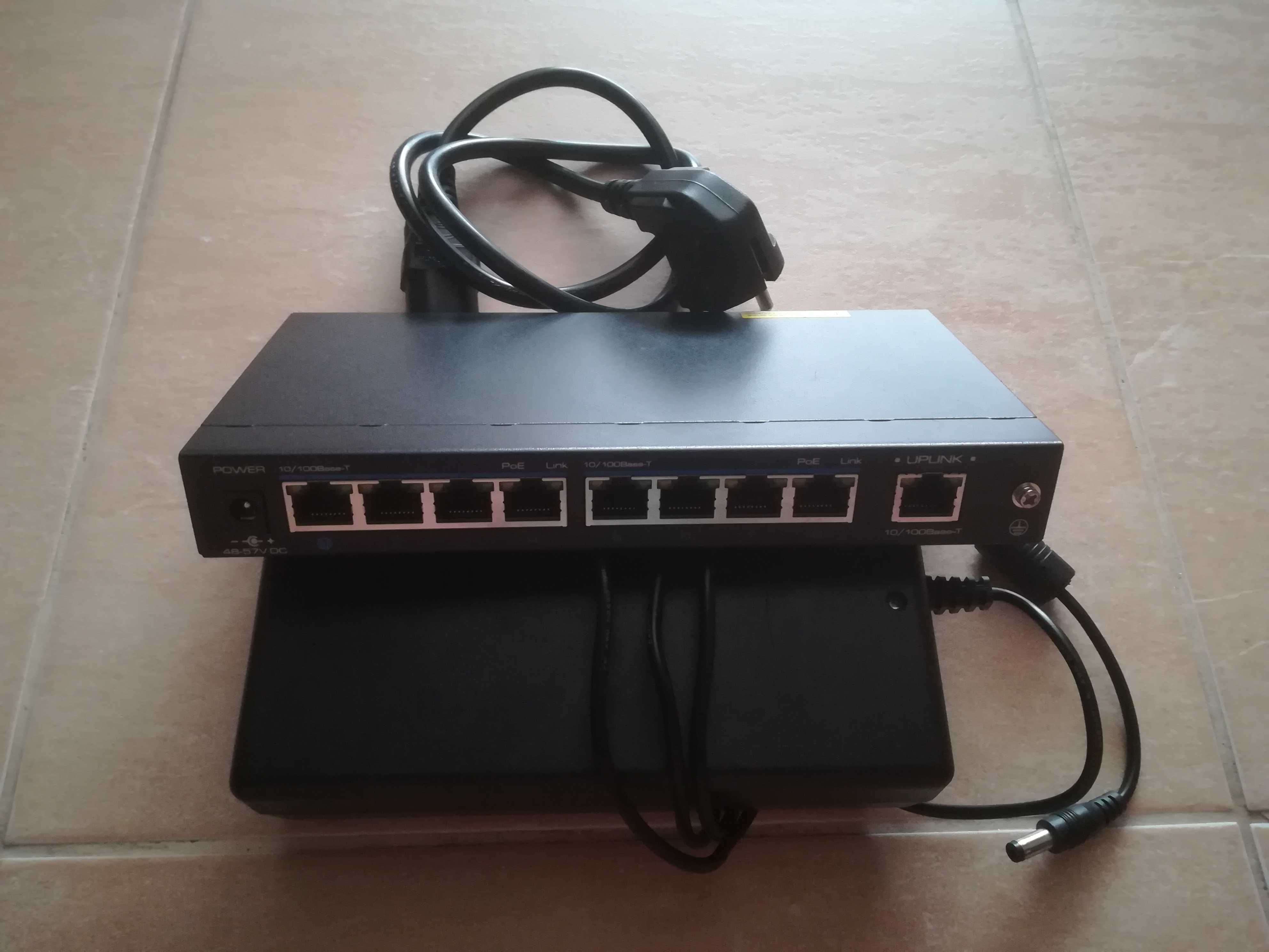 8 портов PoE суич - UTP3-SW08-TP120