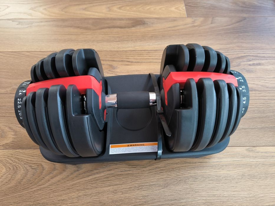 2 броя чисто нови регулируеми дъмбели 2-24 кг