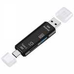 5 в 1 USB хъб и Card Reader Combo 5, Type C, Usb, Micro Usb, Tf, SD