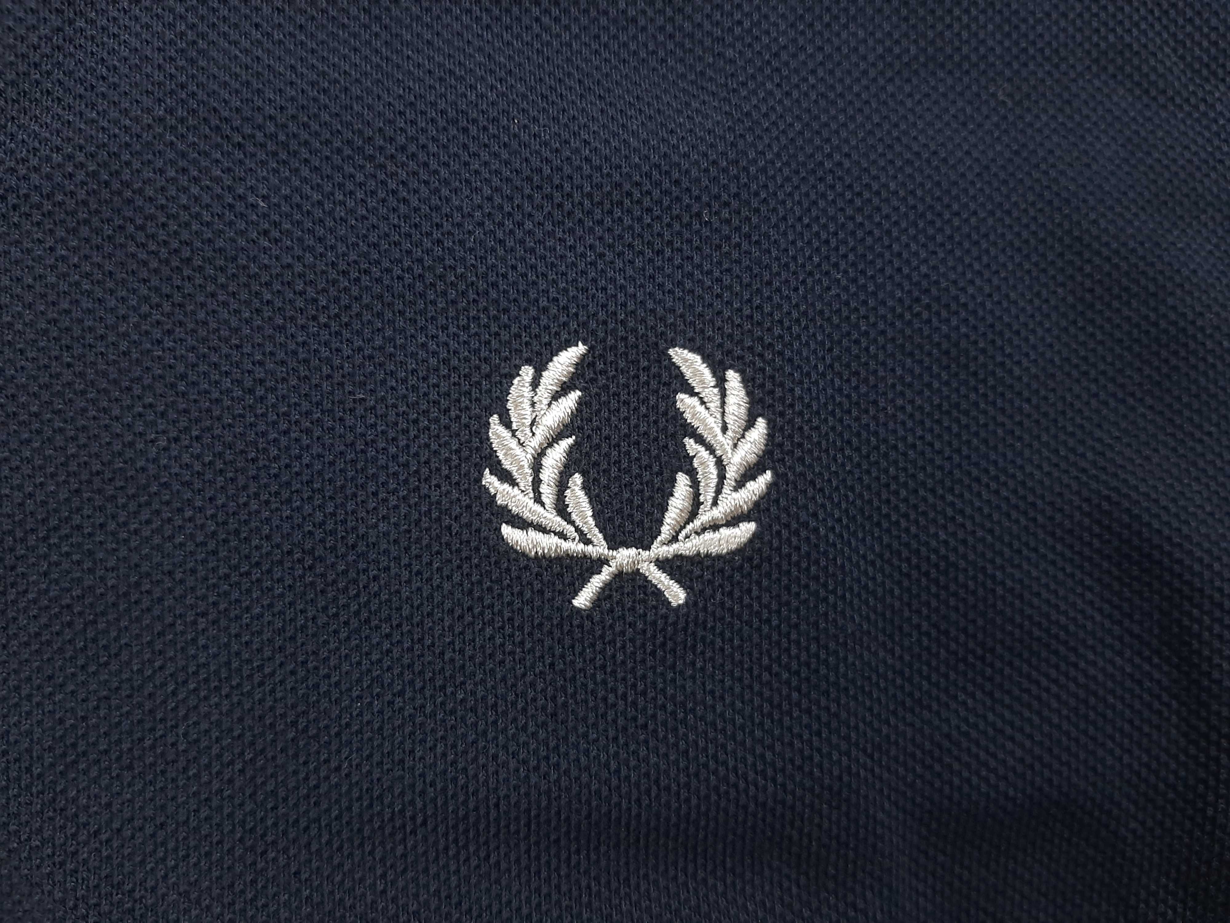 Fred Perry - Оригинална мъжка тениска с яка размер XL