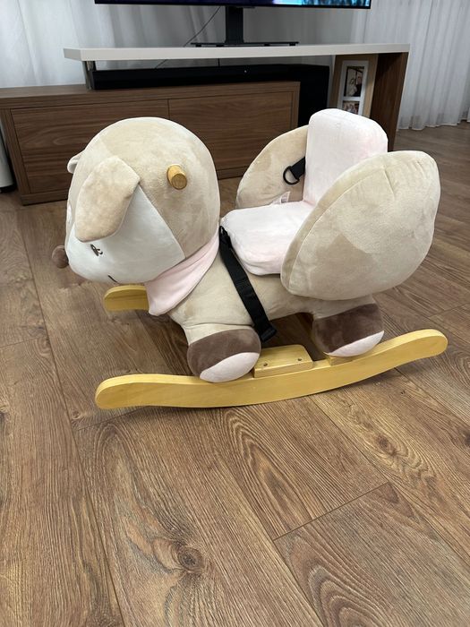 Запазена! Дървена люлееща сърничка