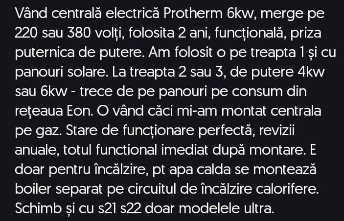 Vând centrala electrica 6kw - 220/380