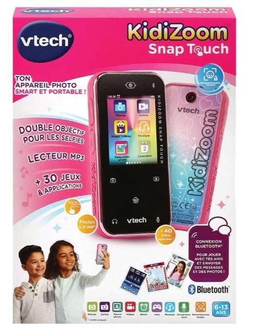 Vtech Интерактивна играчка фотоапарат  Kidizoom Snap Touch Pink