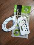 Prelungitor multifuncțional 3x 4  usb buton on/off