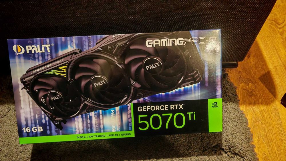 Видео Карта Palit RTX 5070 Ti GamingPro-S 16GB GDDR7