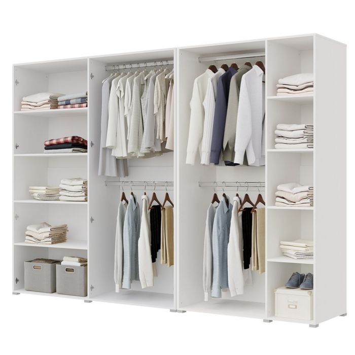 Шкафы (вместе) белые для одежды, обуви и т.д