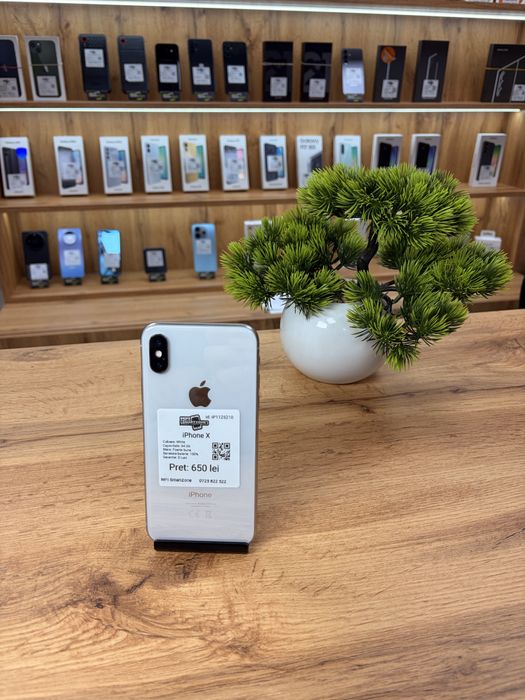 iPhone X White 64Gb - Sanatate bat. 100% - Garantie