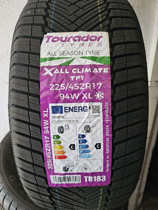 225 45 17 Tourador всезонни