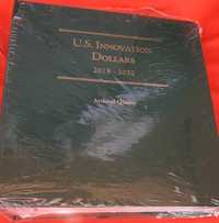 САЩ албум за серията с Иновациите по 1 долар (зелен, за по 2 монети -
