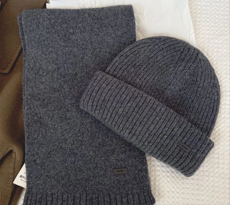 Набор шапка и шарф зима