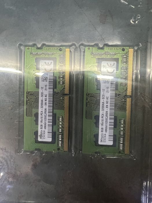16GB RAM за лаптоп (2×8GB SK hynix DDR4 3200MHz)