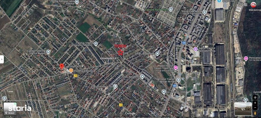 Teren de vanzare pentru constructii rezidentiale – CUG – Valea Adanca