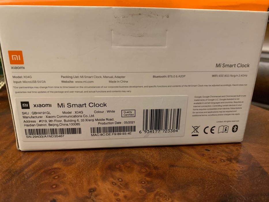 Xiaomi Mi Smart Clock X04G часовник
