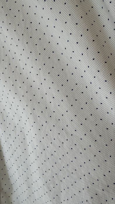 Teodor Бяла риза с ситен фигурален принт