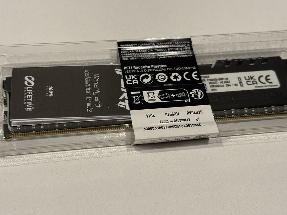 Memorie RAM Kingston Fury Beast 8 GB DDR 4, 3200MHz, CL 16