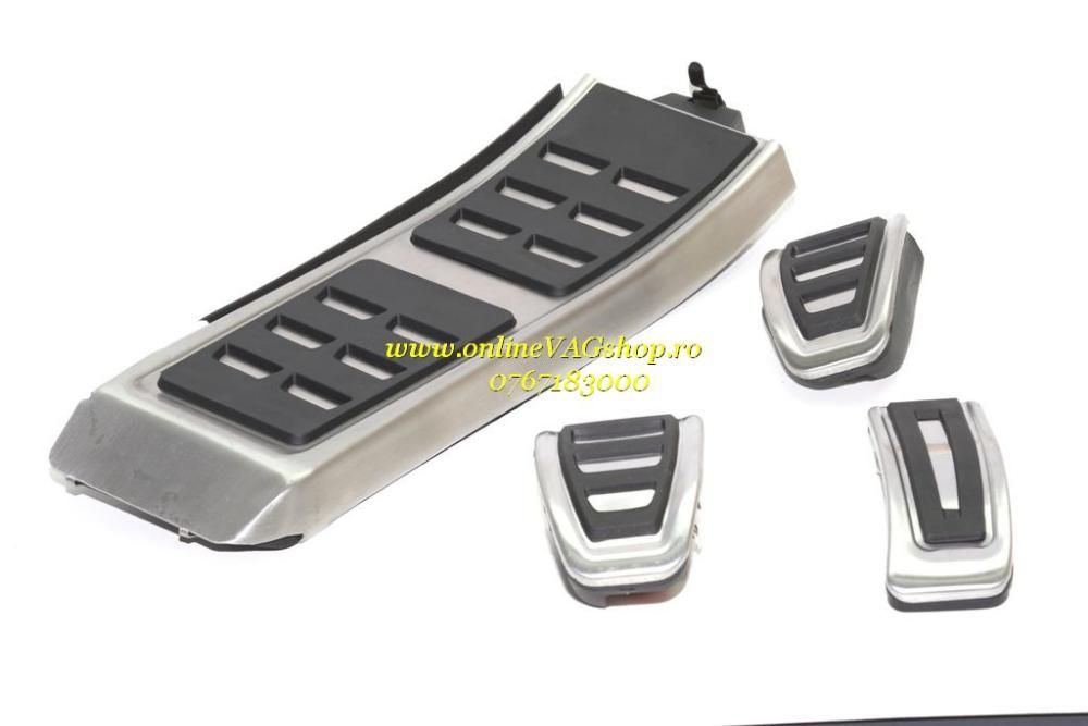 Set Pedale Inox + Footrest transmisie manuala Audi A4,A5,A6,A7,Q5