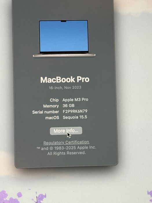 macbook pro 16 m3 36gb ram