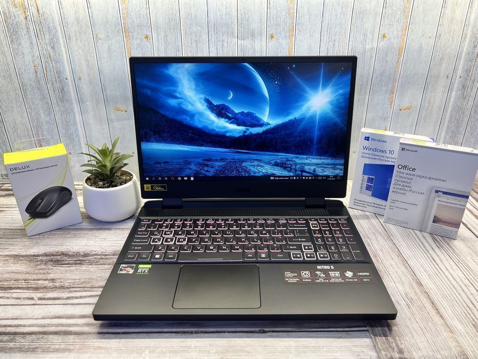 Игровой мощный ноутбук Nitro 5 | Ryzen 5-6600H | 16GB | RTX3060 | 512G