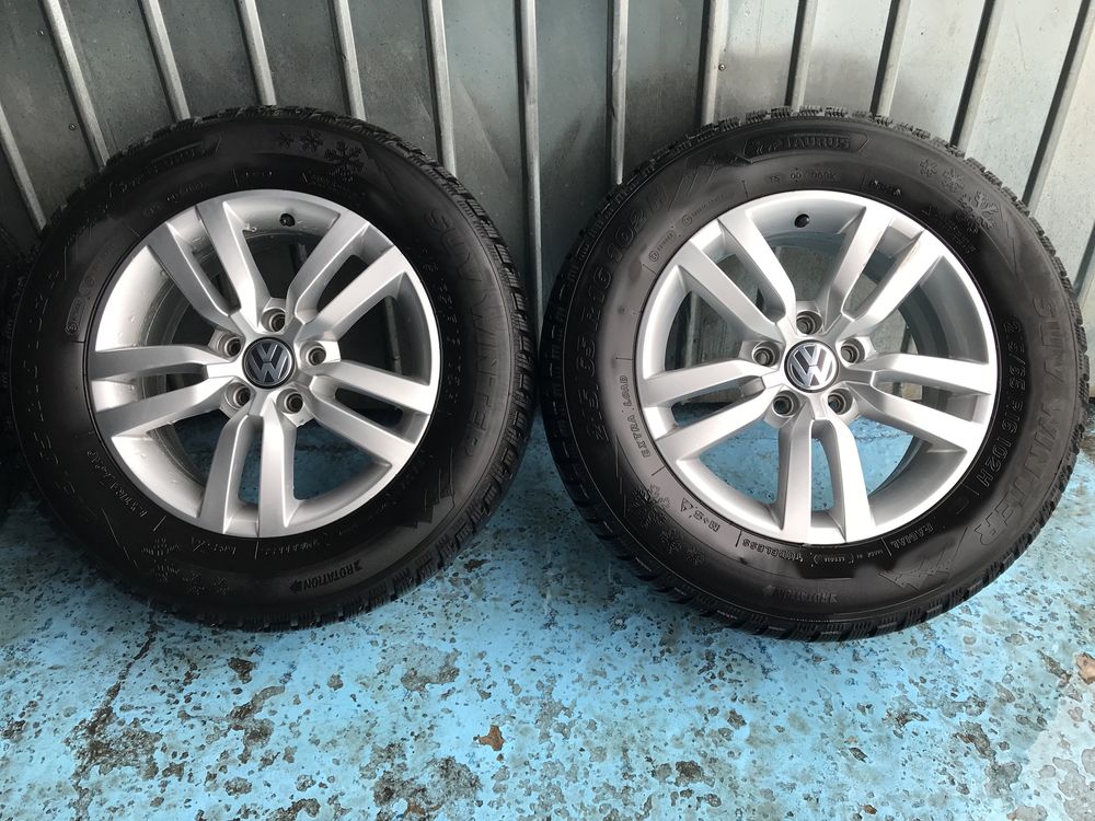 Set jante originale VW TIGUAN / Set anvelope noi M+S made in germany.