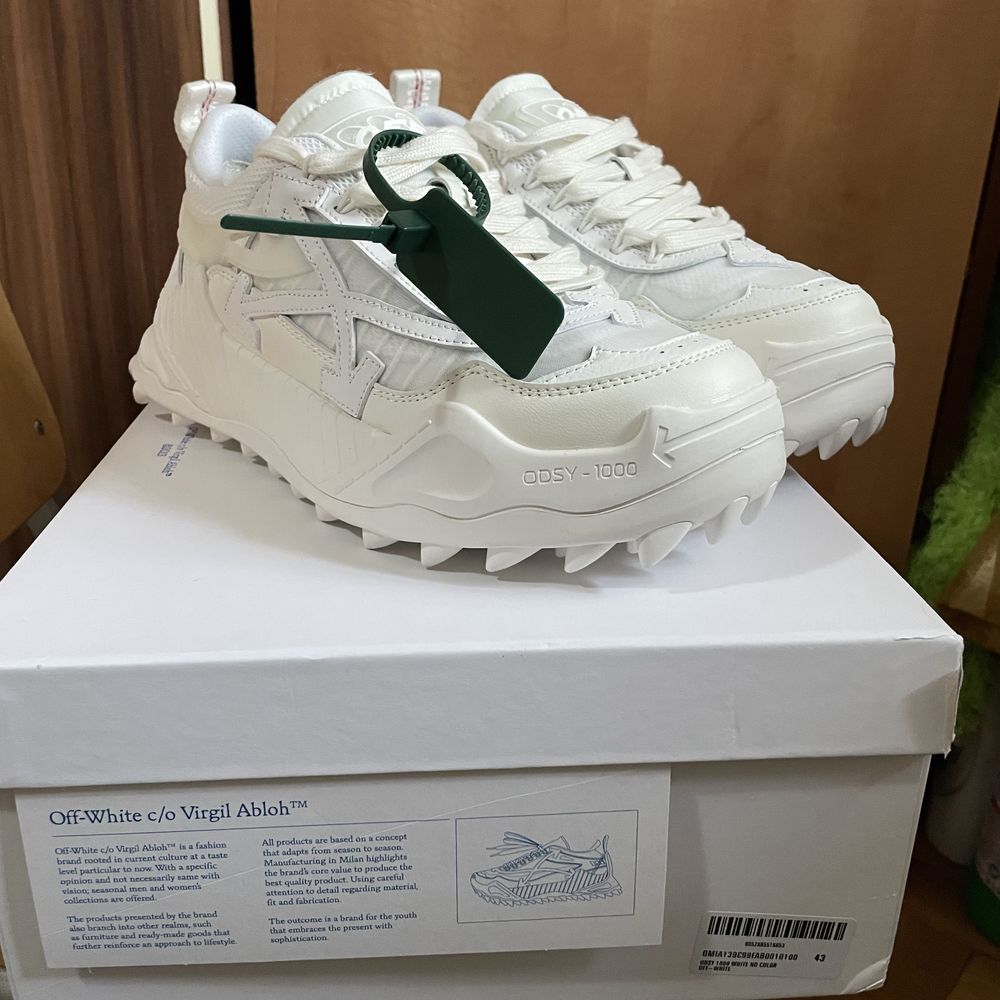 Off-White Odsy 1000 41,43 Noi Full Box+Dustbag