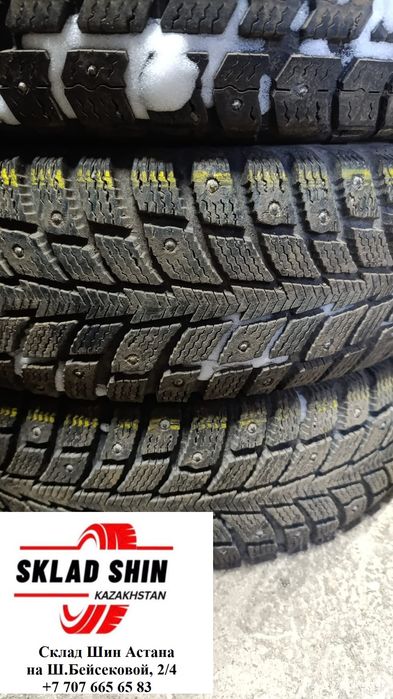 Б/у зимние шины (липучки, шипы) 215/55/17 Европа и Япония