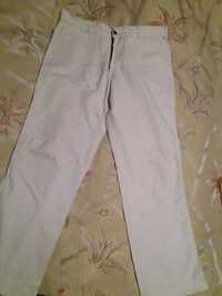 Мъжки летен бял панталон памучен