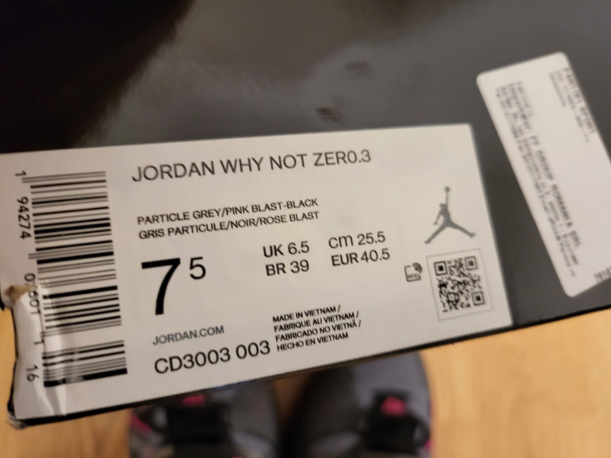 Jordan Why Not Zer0.3 'Hearbeat'