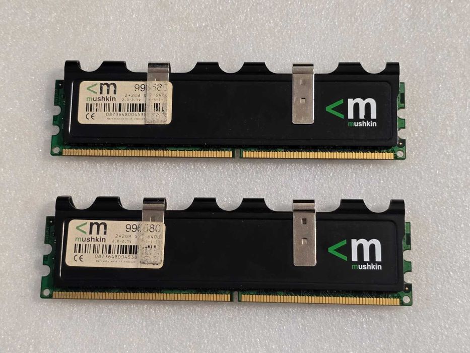 Kit memorie RAM desktop Mushkin 4GB (2x2GB) DDR2 800MHz 996580