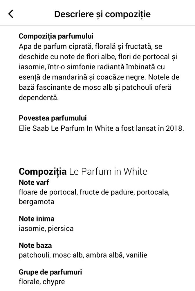 Elite Saab Le Parfum In White 50ml