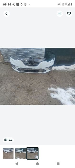 Bară față Megan 4 Facelift