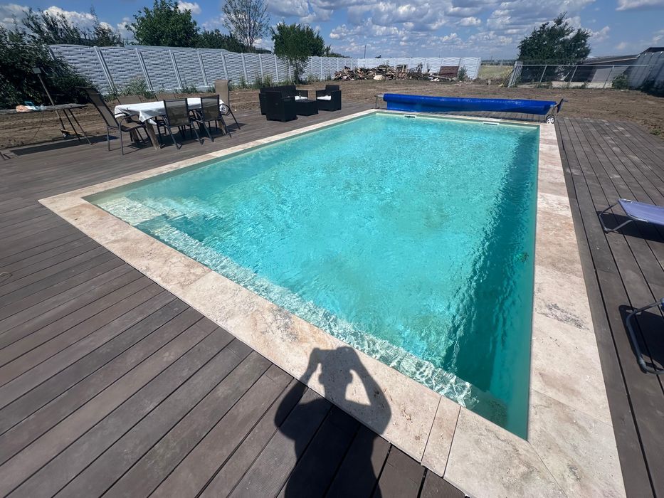 Constructii piscine din cofrage de polisitiren placate cu liner