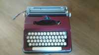 Оригинална пишеща машина с куфар - кирилица - бордо