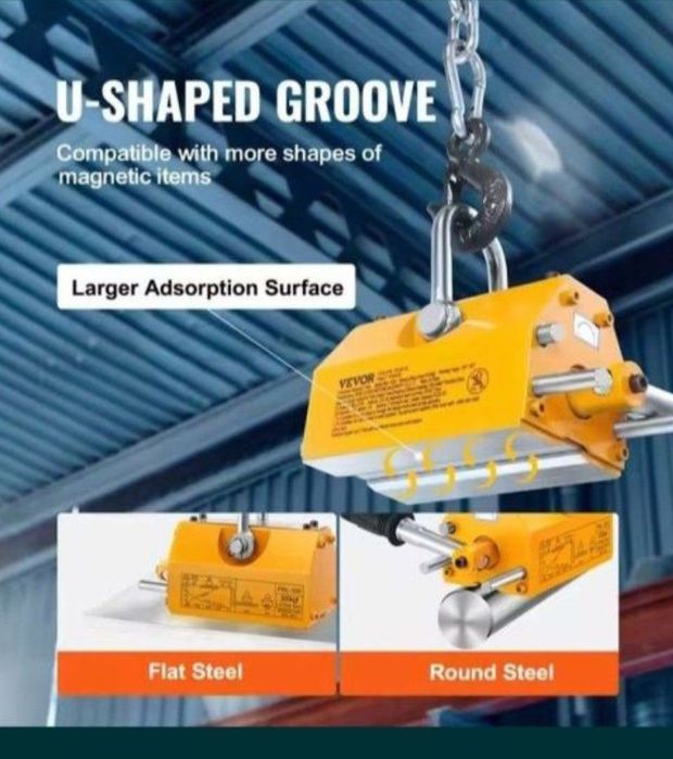 Vevor, dispozitiv magnetic pentru ridicare, dispozitiv permanent