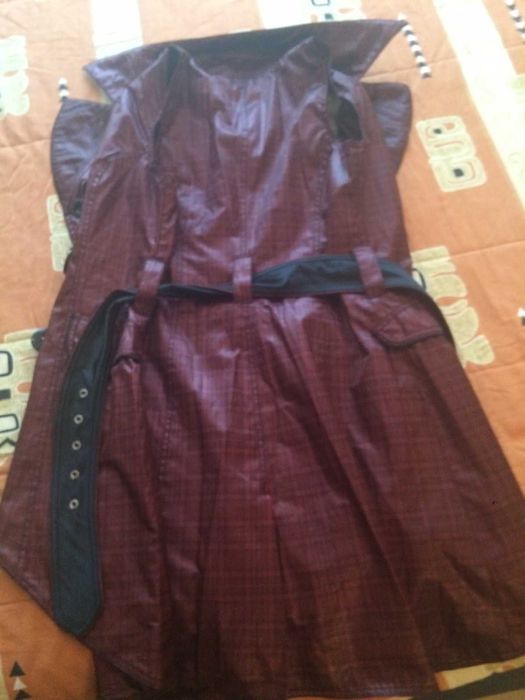 Дамски шлифер - елек, промазка