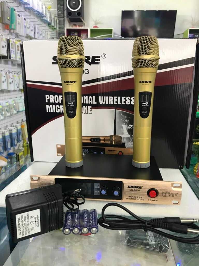 Професионални 2 безжични микрофони SH-300G