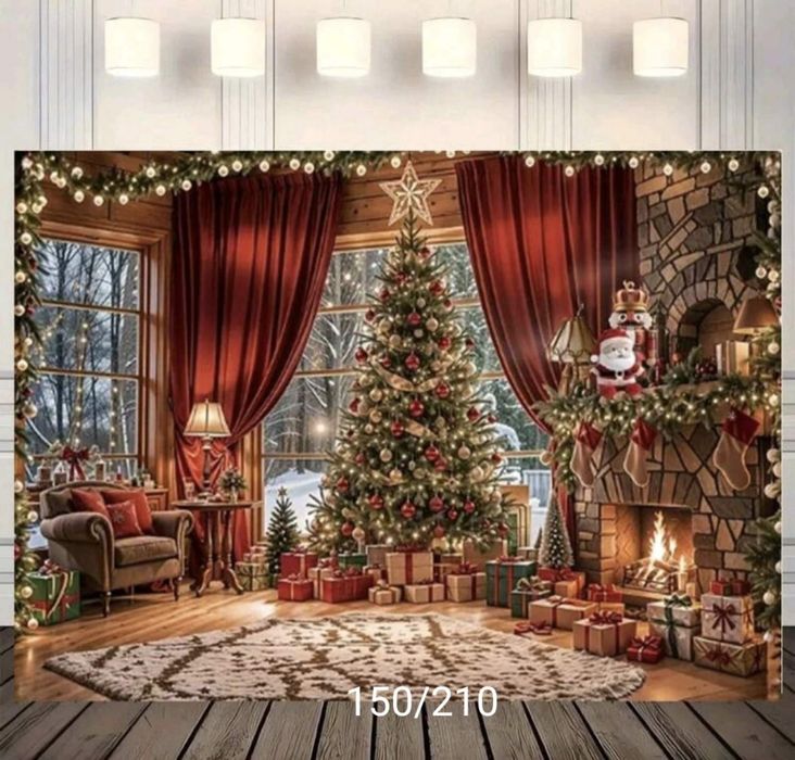 Коледен фон 210/150