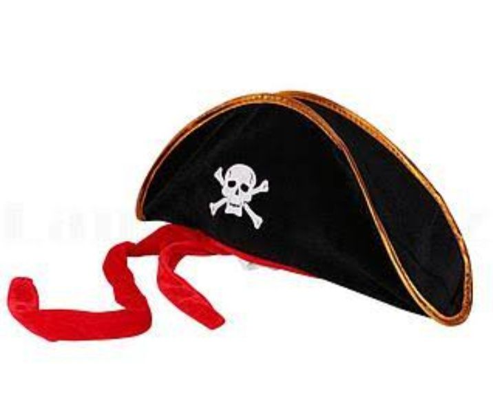 Шапка  пирата новогодняя