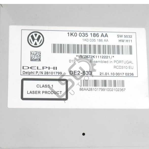 CD плеър Volkswagen Golf VI 2008-2016 ID: 150775