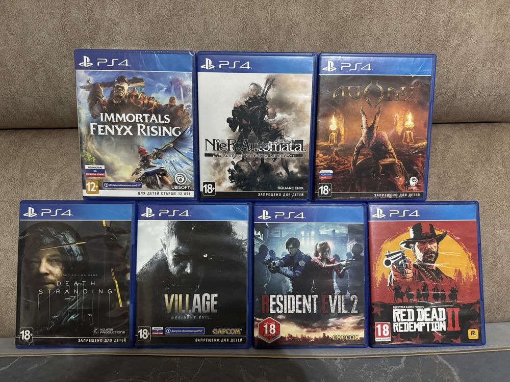 Продам игры на Playstation 4