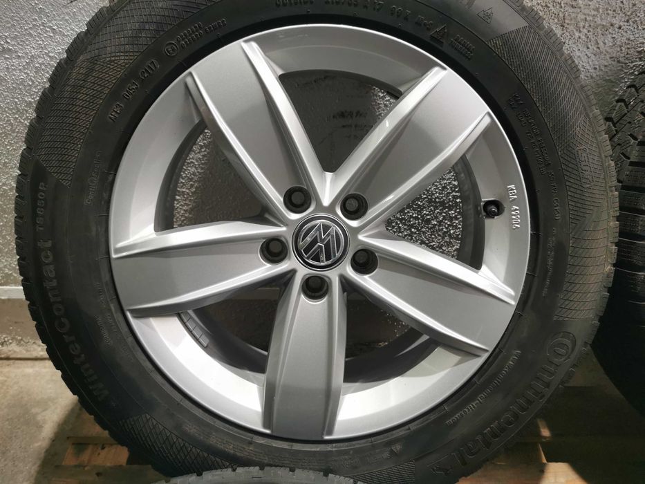 Jante Originale Vw Tiguan .R 17 cu anvelope de iarna