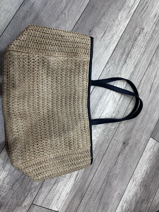 Пляжная сумка и кожаная барсетка