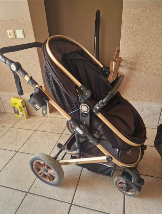 Carucior 2 in 1 Baby C cu scoica si landou + geanta