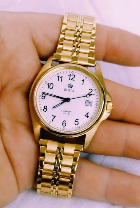 Ceas de damă Royal London cu quartz, carcasă din oțel inoxidabil.