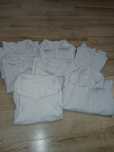 Lot bluze albe scoala, /polo,mar 128, marca Zara