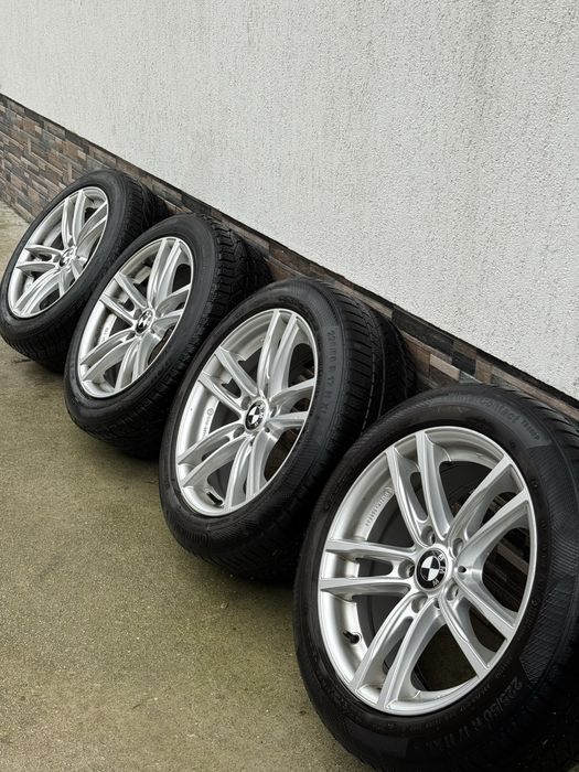 Vand jante originale BMW r17 echipate cu anvelope de iarna