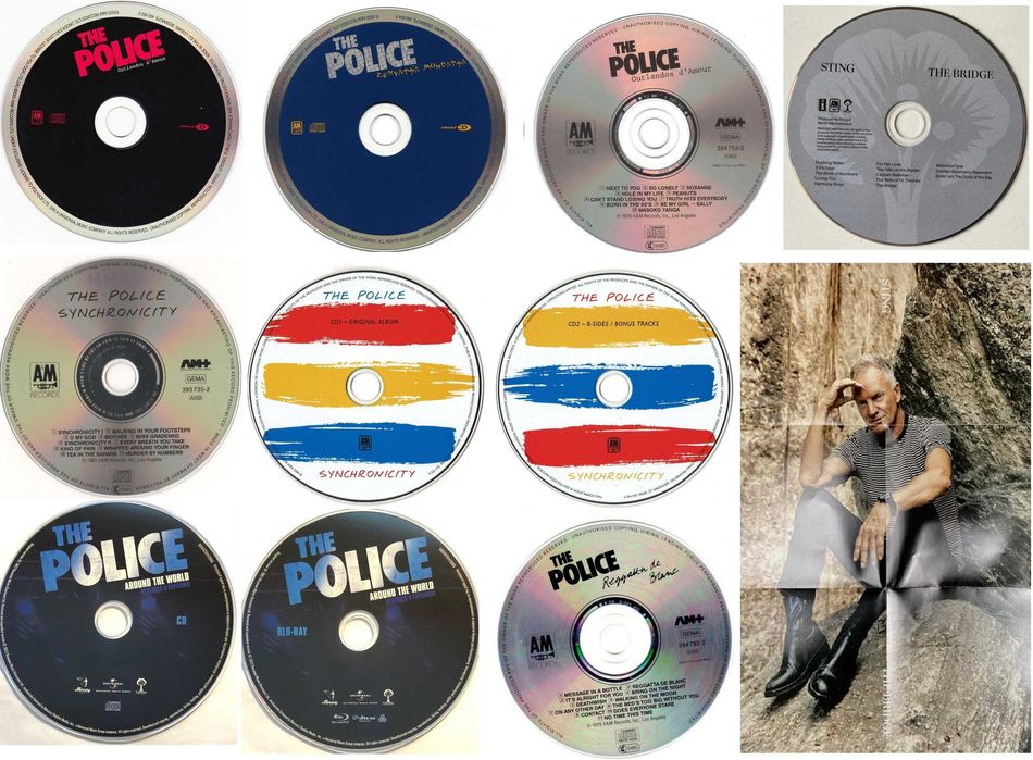 The Police - Sting - Colectie CD Bluray