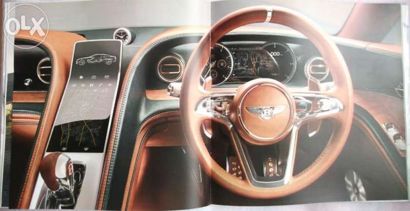 Колекционерски прескит брошура автомобили Bentley EXP 10 Speed 6 6 Con